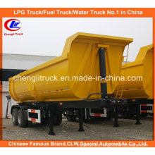 2 Axle 24cbm U-Shape End Tipper Truck Semi Trailer